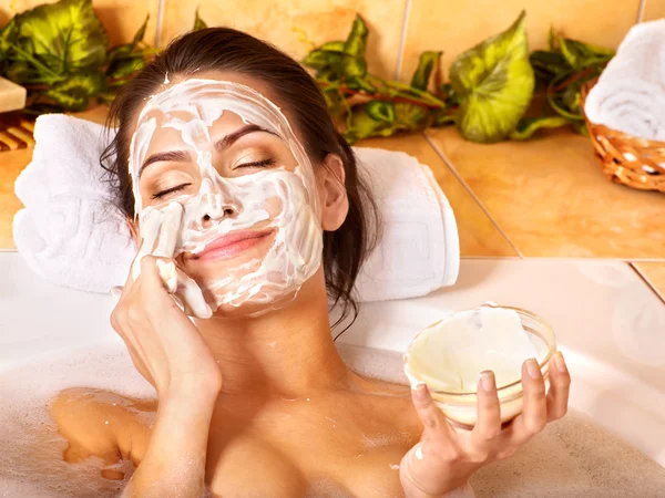 Natural homemade facial masks . — Stock Photo #7610563