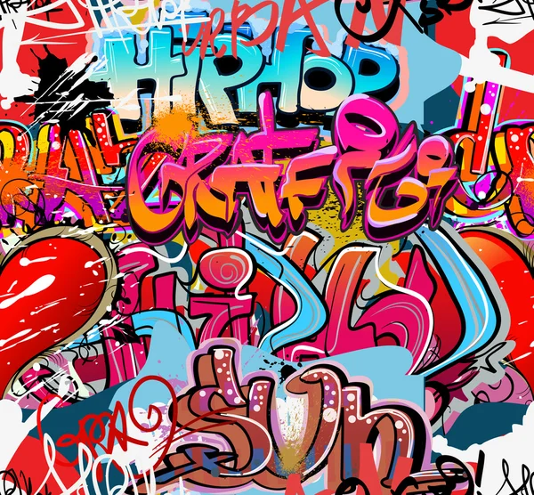 Graffiti wall vector abstract background