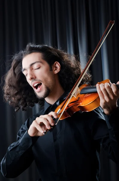 Violin player playing the intstrument — Stock Photo #7550218