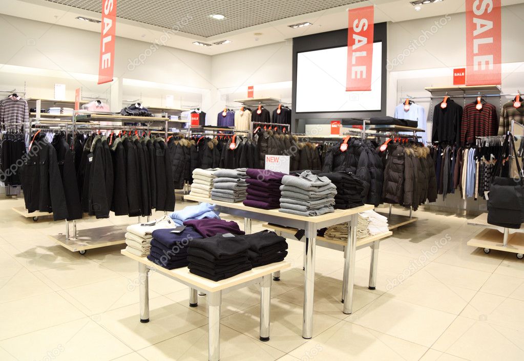 服装店摆设效果图-服装店整体效果图