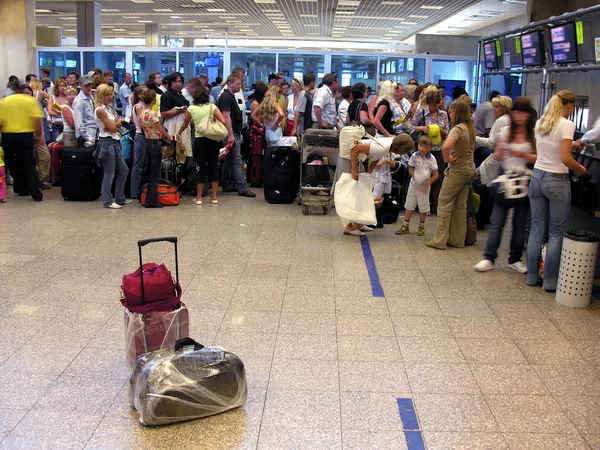 Airport passenger luggage