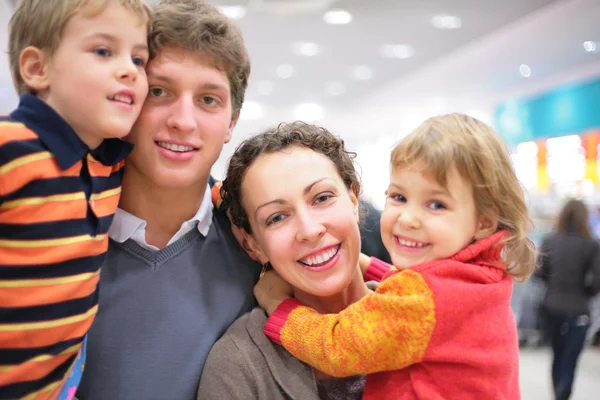 Stock Photo: Family in shop
