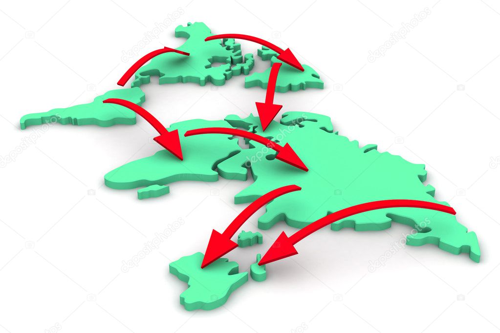 Trade network — Stock Photo © rbhavana 7892275