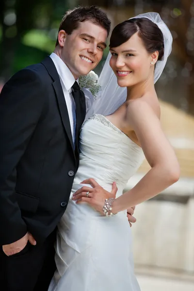 Cute young married couple — Stock Photo #6959407
