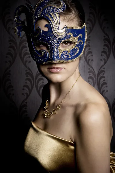 Woman in mask