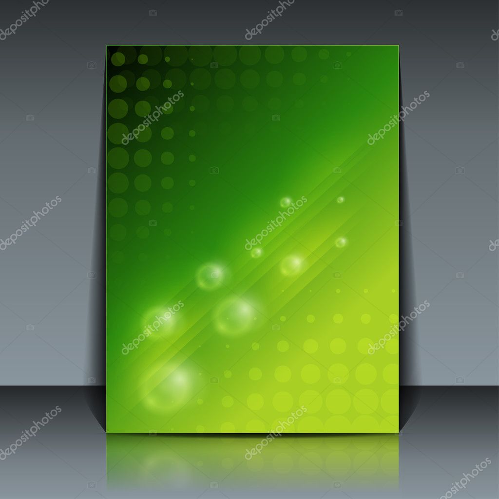 Green Flyer Background