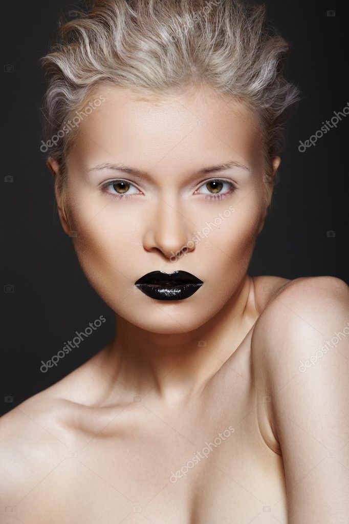 black makeup models