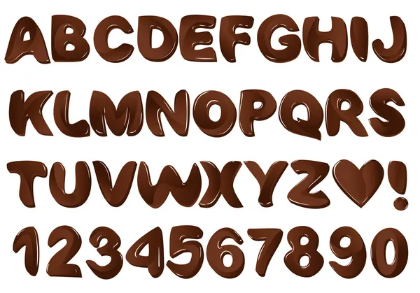 Chocolate Alphabet