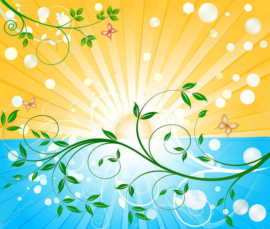 Floral Background Vector