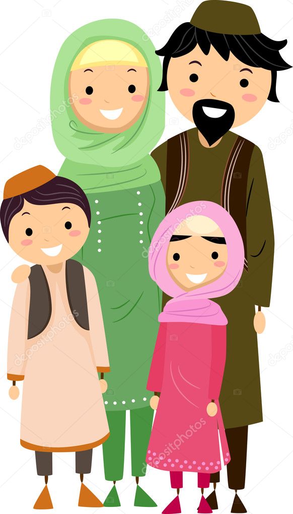 clipart muslim family - photo #15