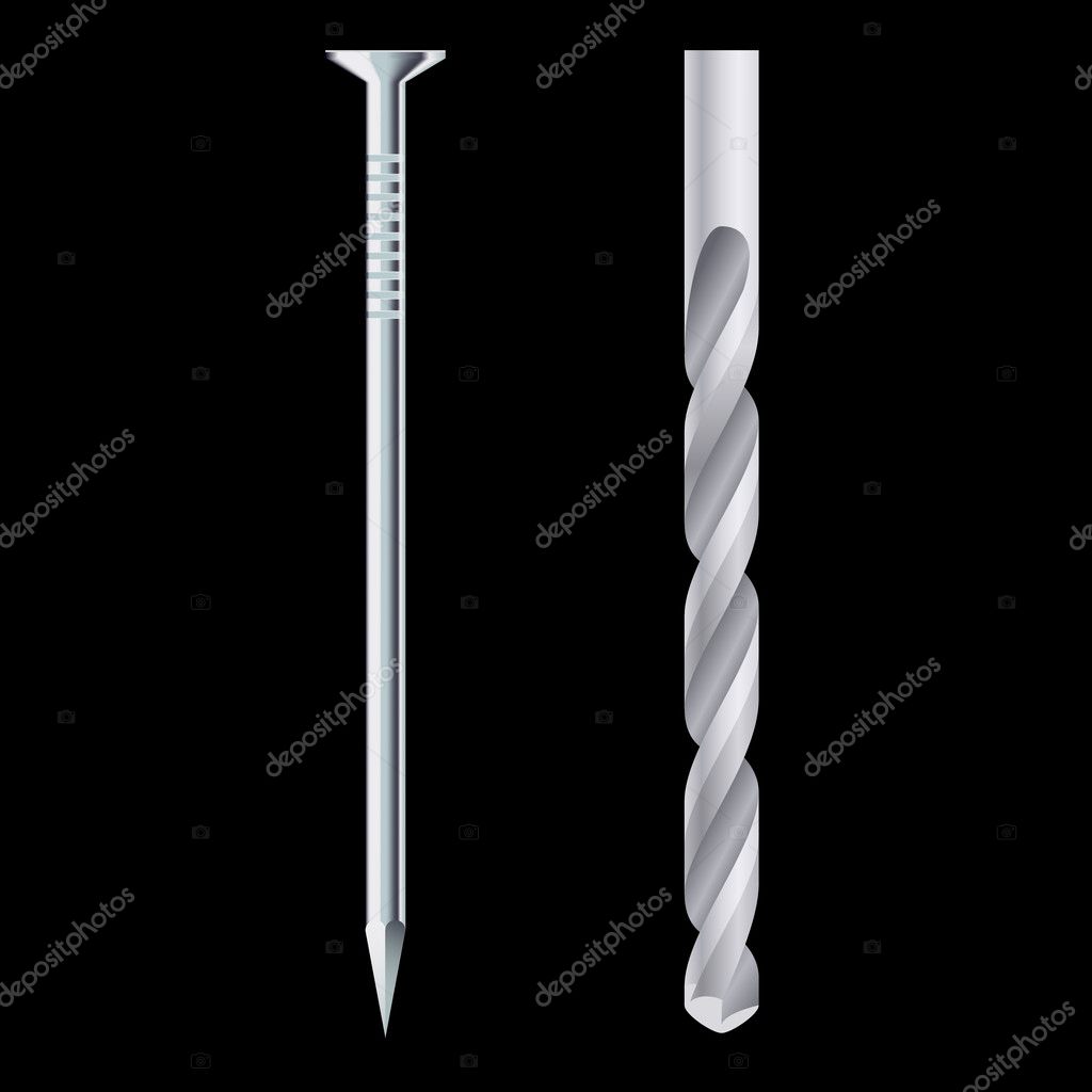 drill bit vector