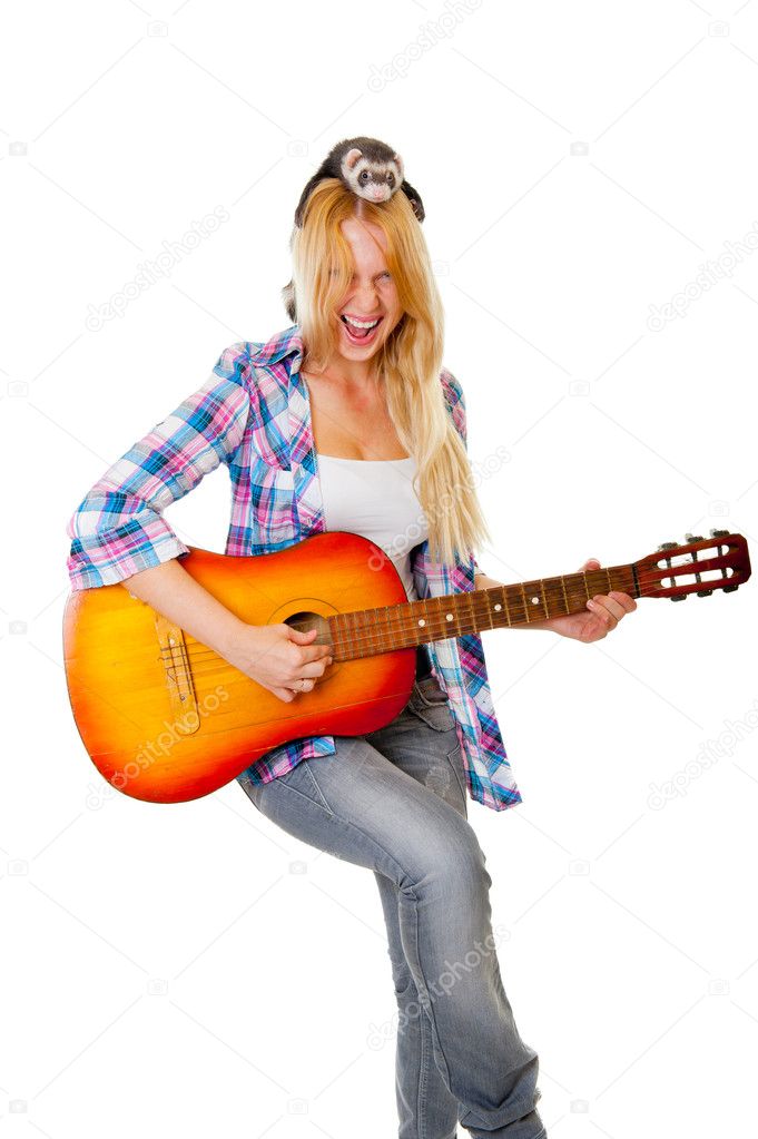 Girl Playing Guitar