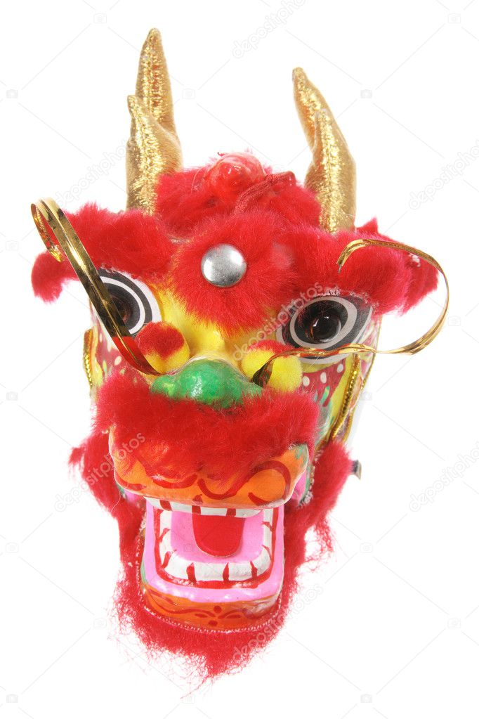 Chinese Dragon Head Ornament — Stock Photo © newlight #7124781