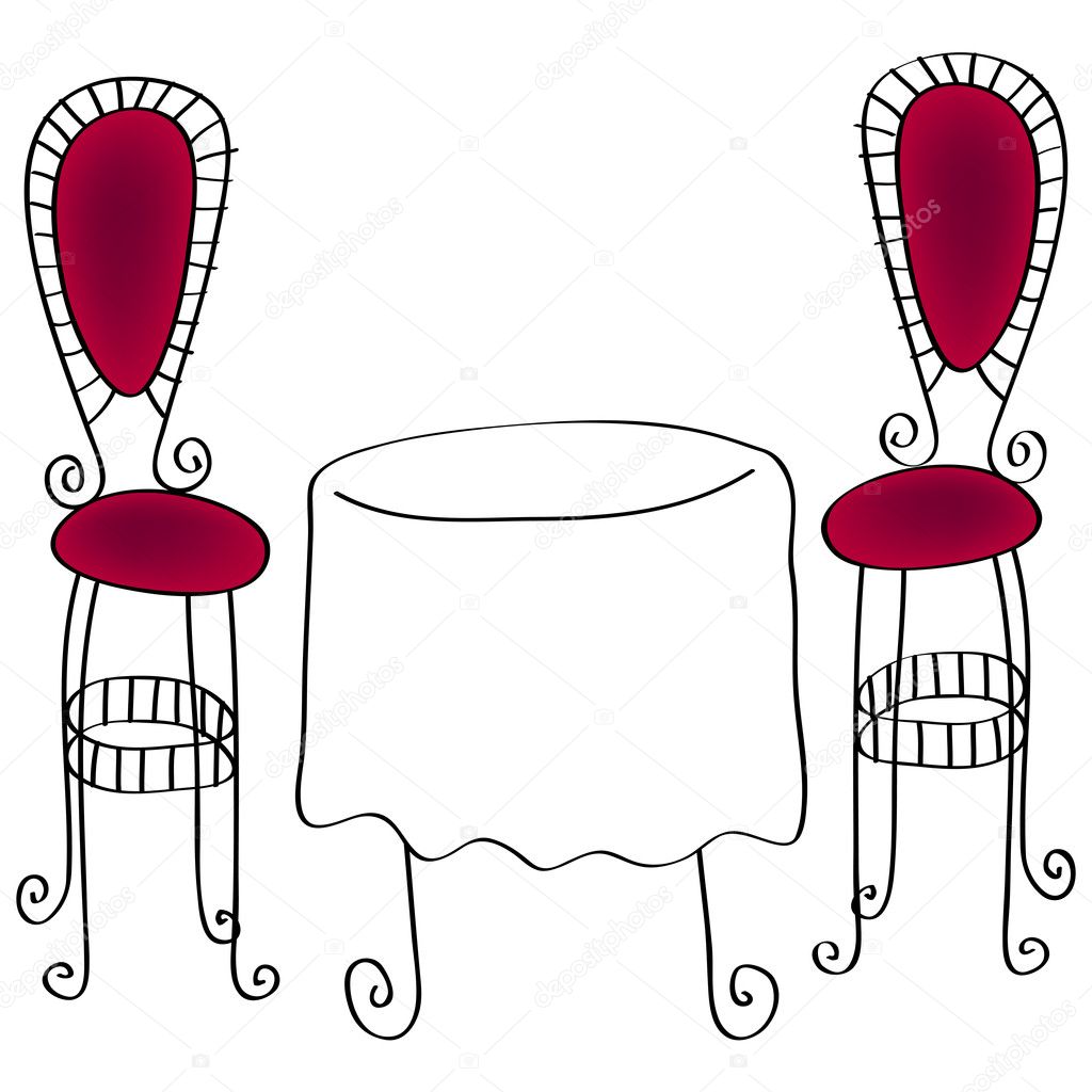 cafe table clipart - photo #32