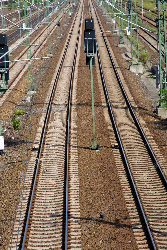 Straight Railroad Tracks