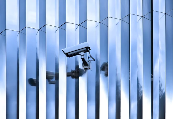 Surveillance Equipment in a Modern Building