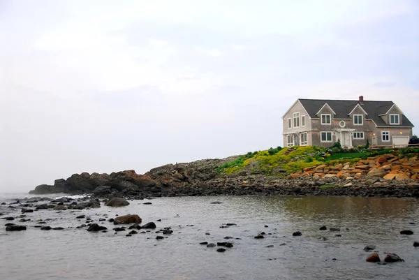 House on ocean shore
