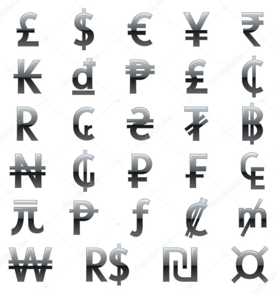 foreign currency symbols