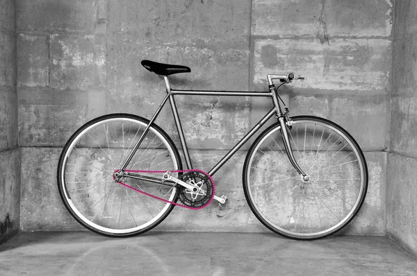 Vintage fixed-gear bicycle