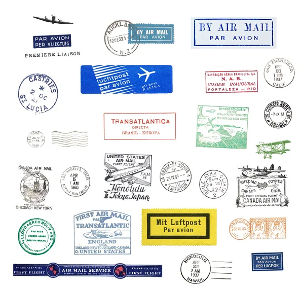 Vintage postmarks