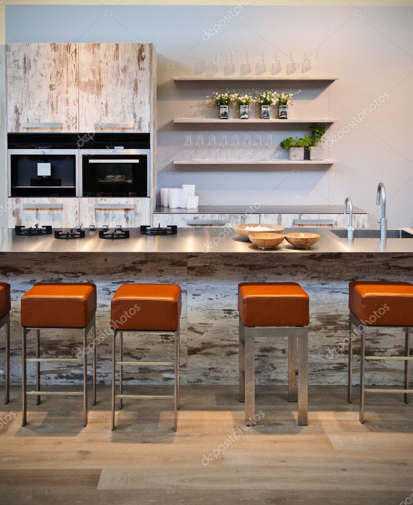 Interieur van moderne keuken — stockfoto © araraadt #7899794