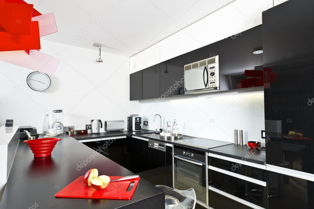 Moderne keuken interieur — stockfoto © jacek kadaj #7870257