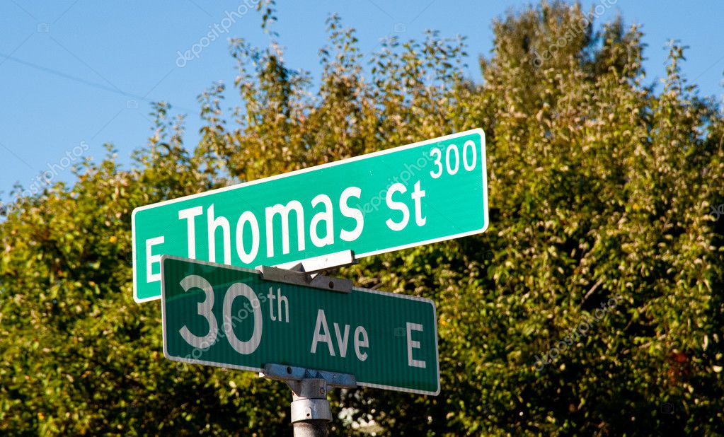 Street Intersection Sign