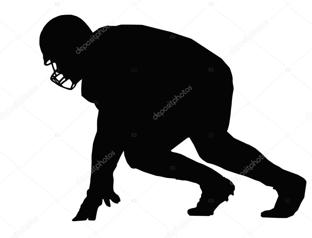 football helmet silhouette