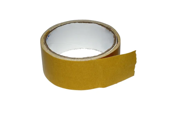 Double sided sticky tape isolated on white background.
