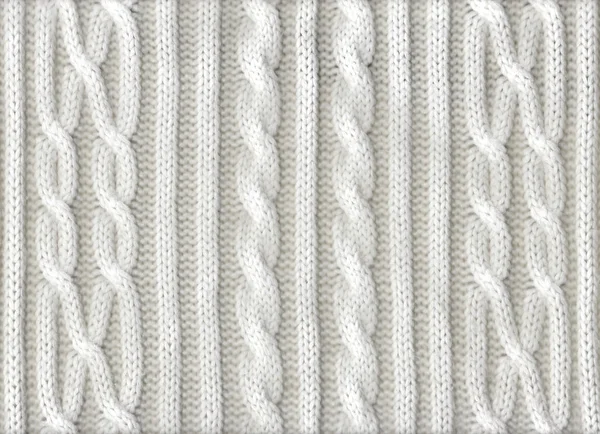 Knitted white texture