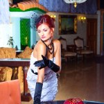 Гламурная молодая девушка в старинном интерьере, фото 2913922, снято 6...
