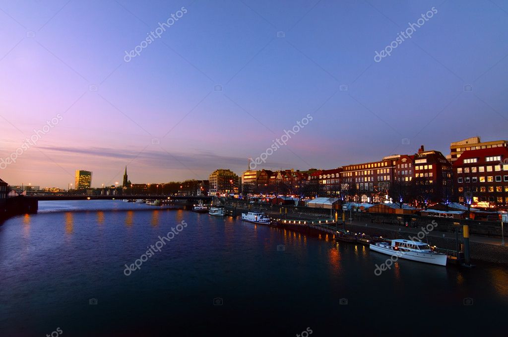 Weser River Bremen