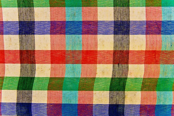 Checkered cloth pattern