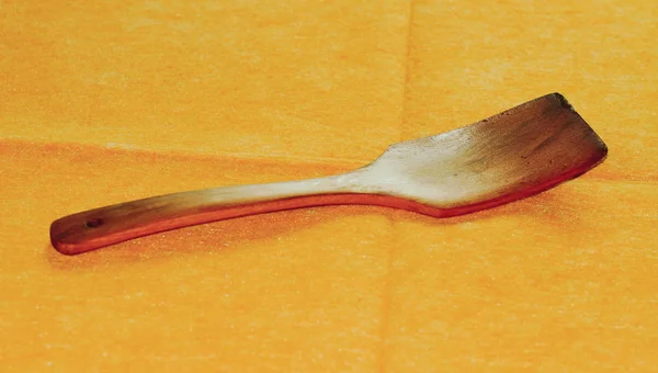 Wooden spatula for cooking