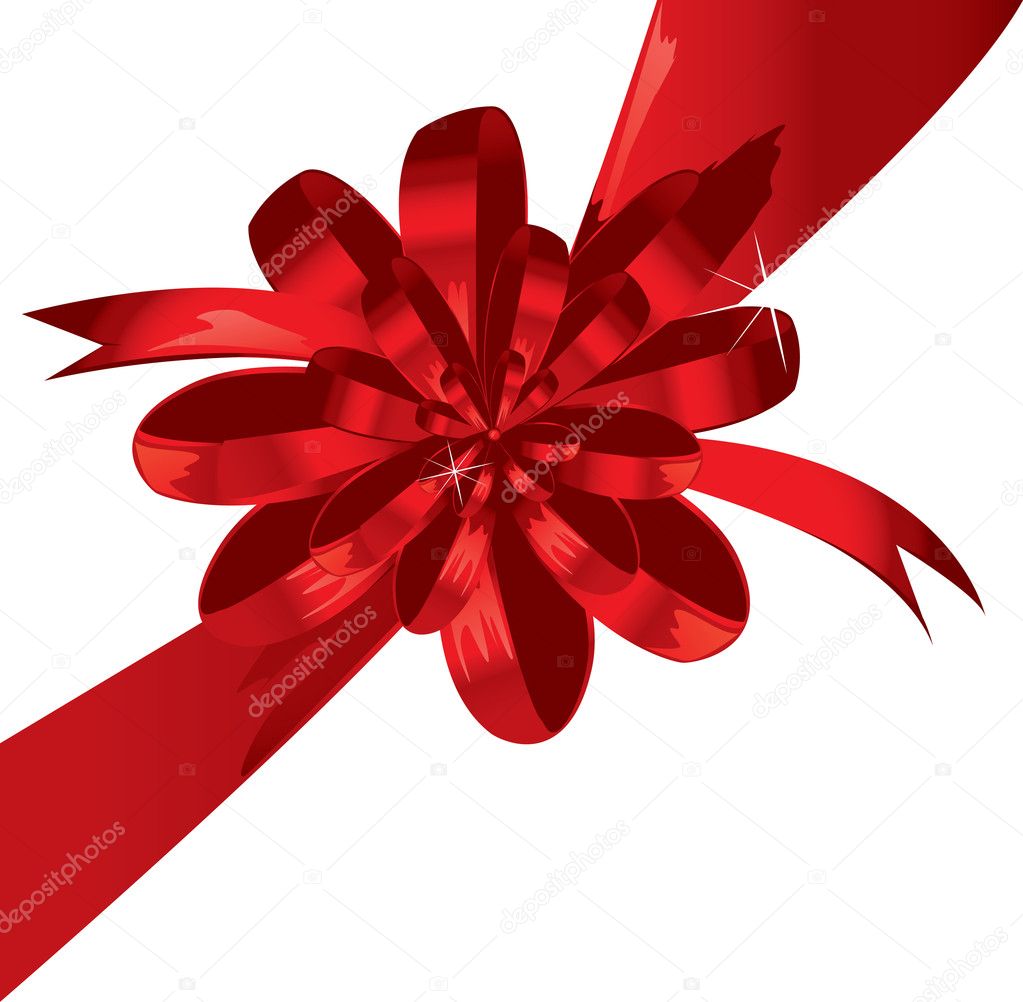 big red bow clipart - photo #29