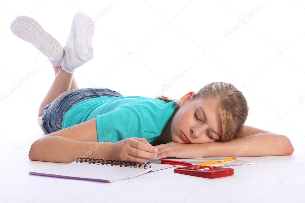 Asleep At School