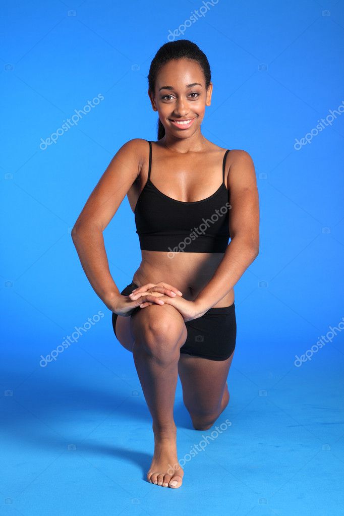 African Woman Kneeling