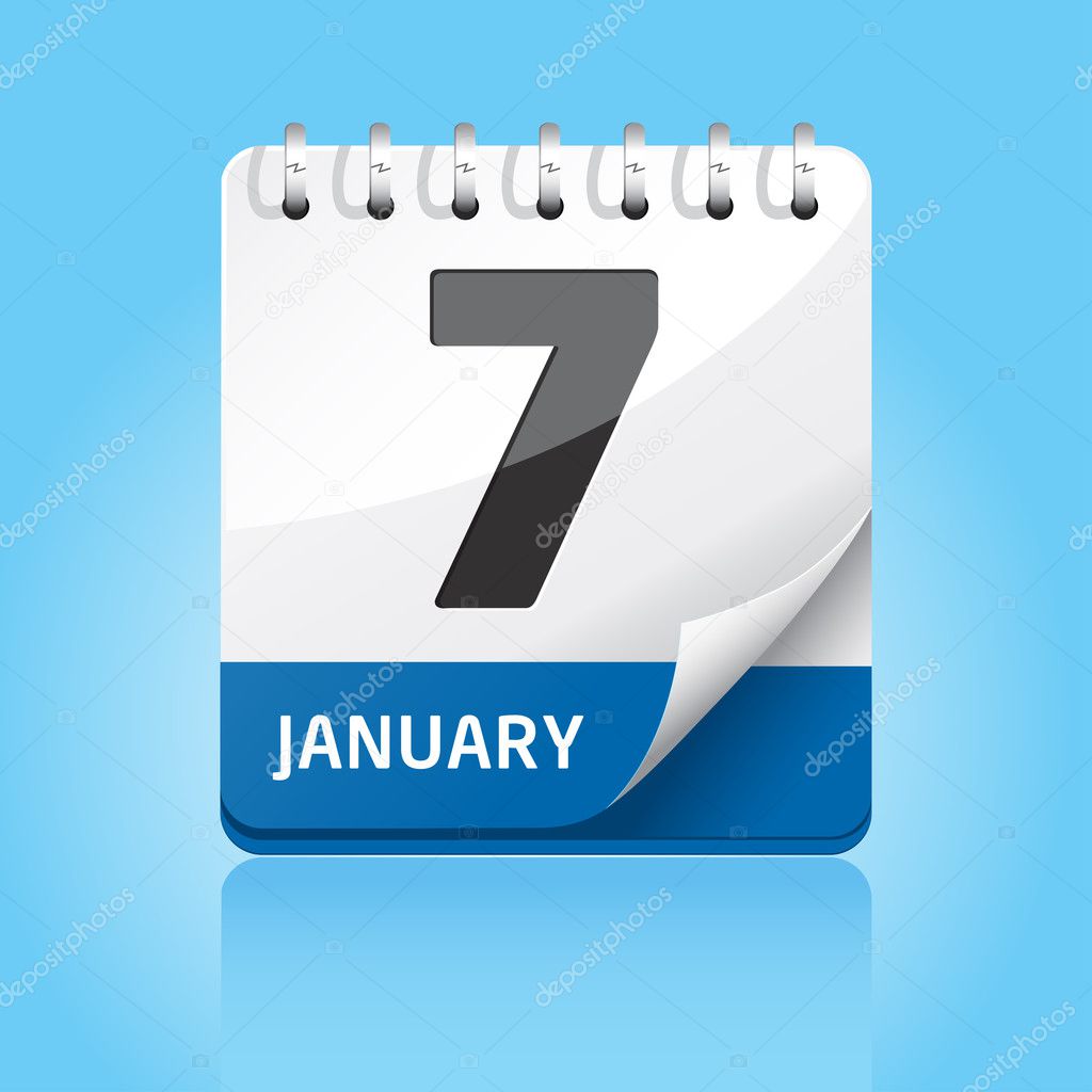 Blue Calendar Icon