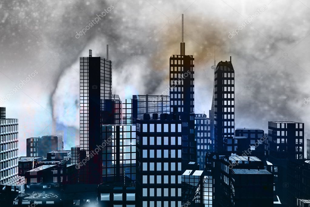 Armageddon in New York — Stock Photo © DarioStudios 7534021