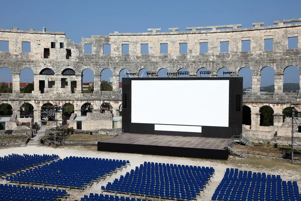 Open Air Cinema in the ancient Roman amphitheater