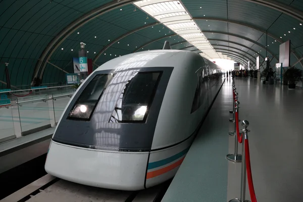 Maglev high speed train in Shanghai, China