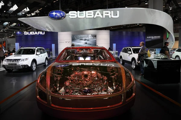 Japanese car manufacturer Subaru at the 64th IAA