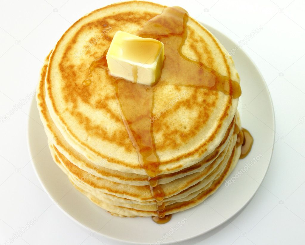 Syrup On Pancakes