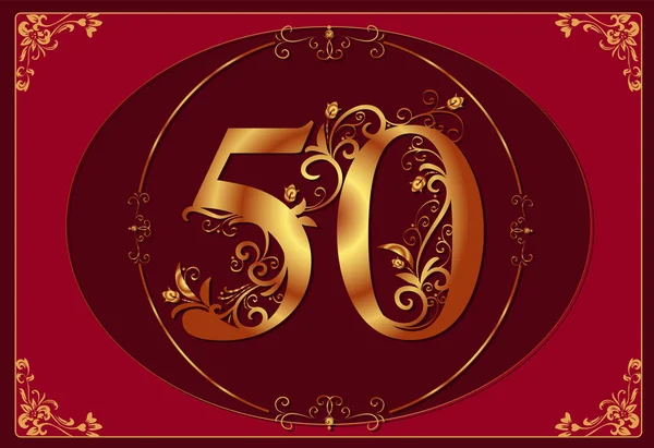 50 anniversary, jubilee, Happy birthday