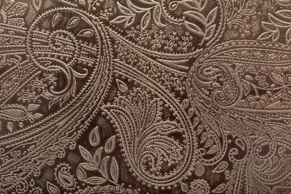 Leather floral pattern