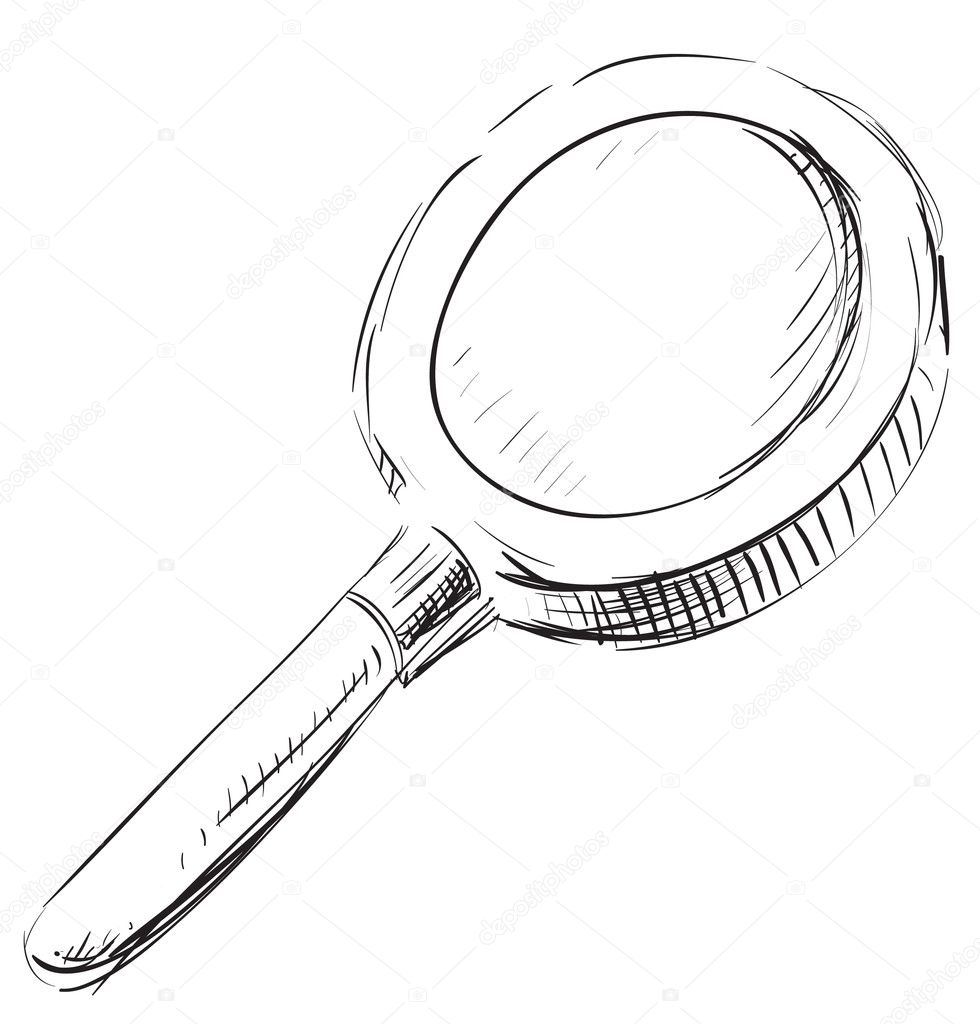 Magnifying Glass Outline