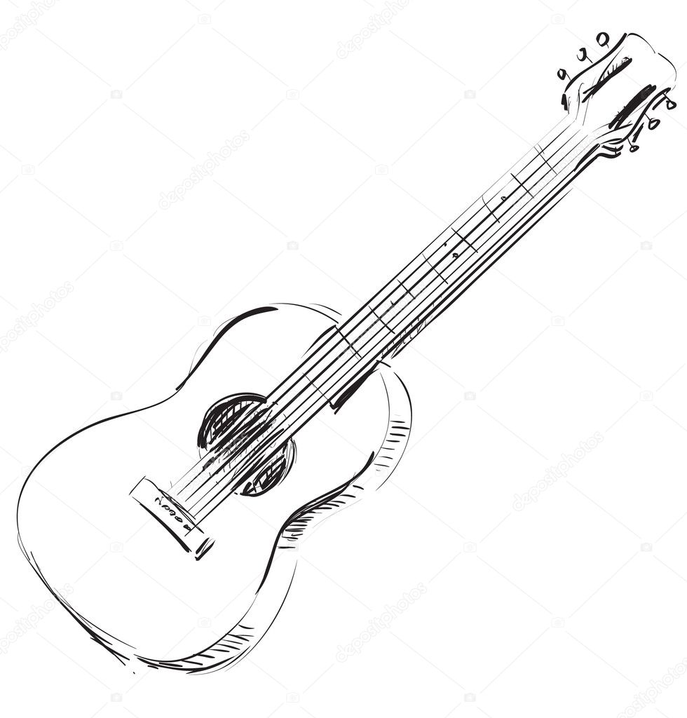Guitar Sketches Drawing