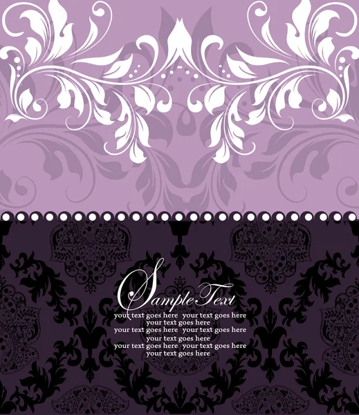 Free Vector Editing Software on Purple Invitation Card Vector Design   Stock Vector    Oancea Camelia