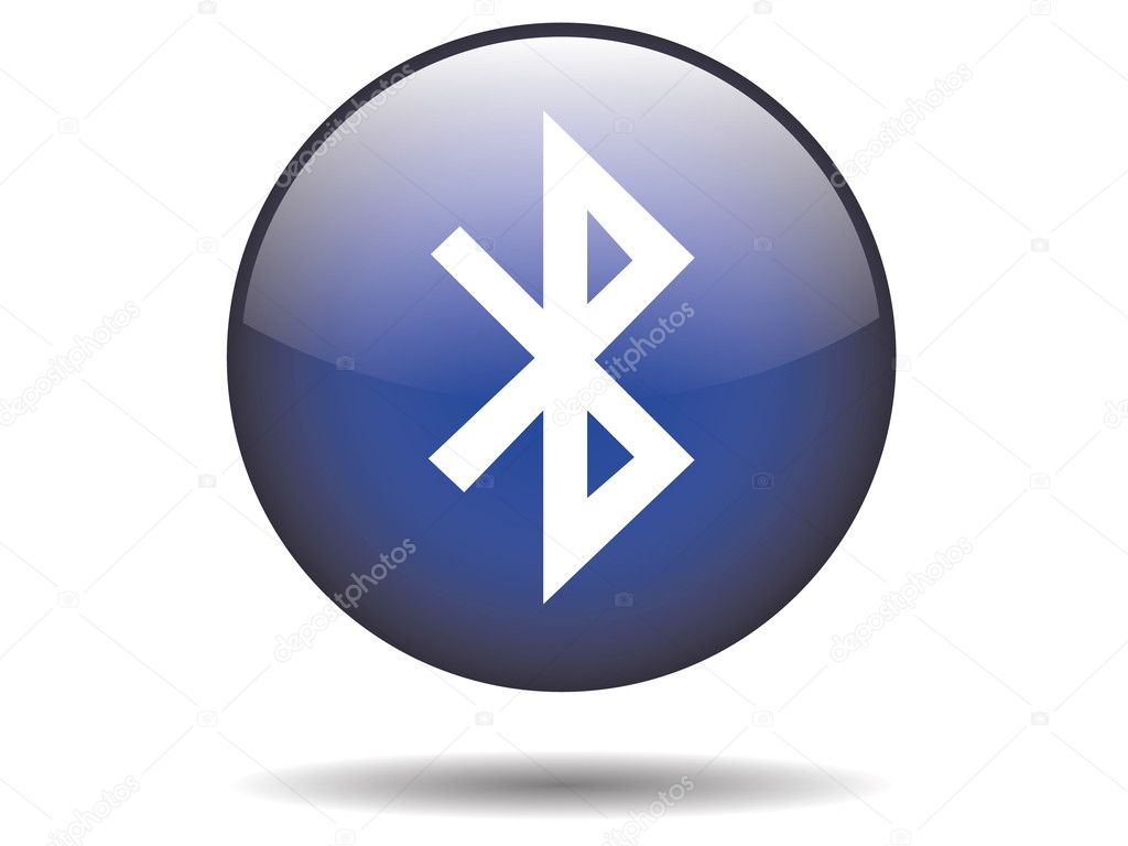 Bluetooth icon — Stock Vector © renegadehomie #7499087