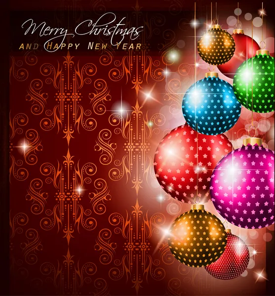 Classic Christmas Greetings background
